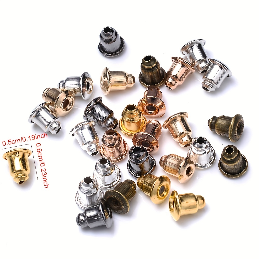 Rubber Ear Backs Stopper Earnuts Stud Earring Back Supplies For Diy Jewelry  Findings Making Accessories - Temu