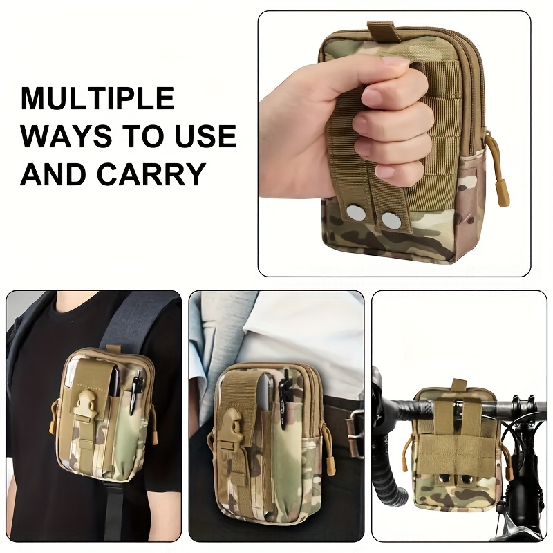 Mochila Táctica Militar Bolsa Correa Camo Bolsa Teléfono - Temu