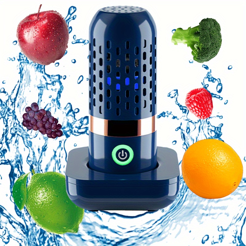 Household Ultrasonic Hydroxyl Fruit and Vegetable Washing Machine 9L  Kitchen Appliance Fruit & Vegetable Cleaner Ultrasonic