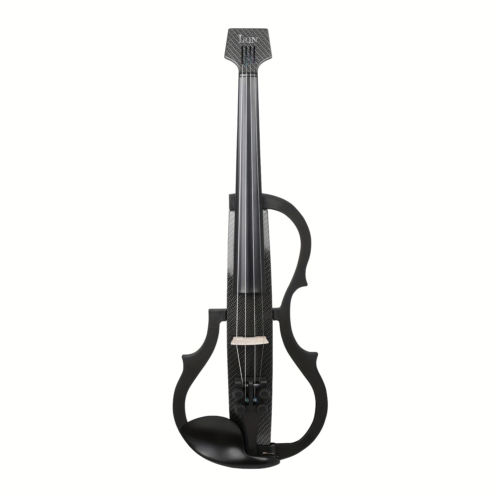 * AU-10 Intelligent 4/4 Silent Electroacoustic Violin Carbon Fiber Body ABS  Edging (With Headphones + Cable + Shoulder Rest)