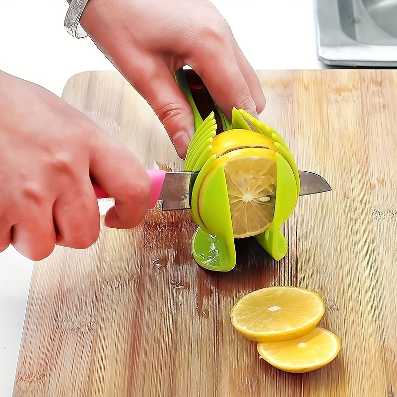 Aluminum Alloy Lemon Slicer Clip Cutter Tomato Onion Crusher