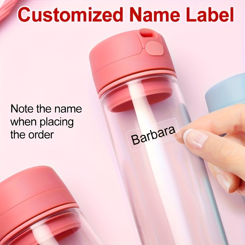 

Custom Transparent Name Stickers - Waterproof & Durable Pet Material, Ideal For School Supplies & Office Organization