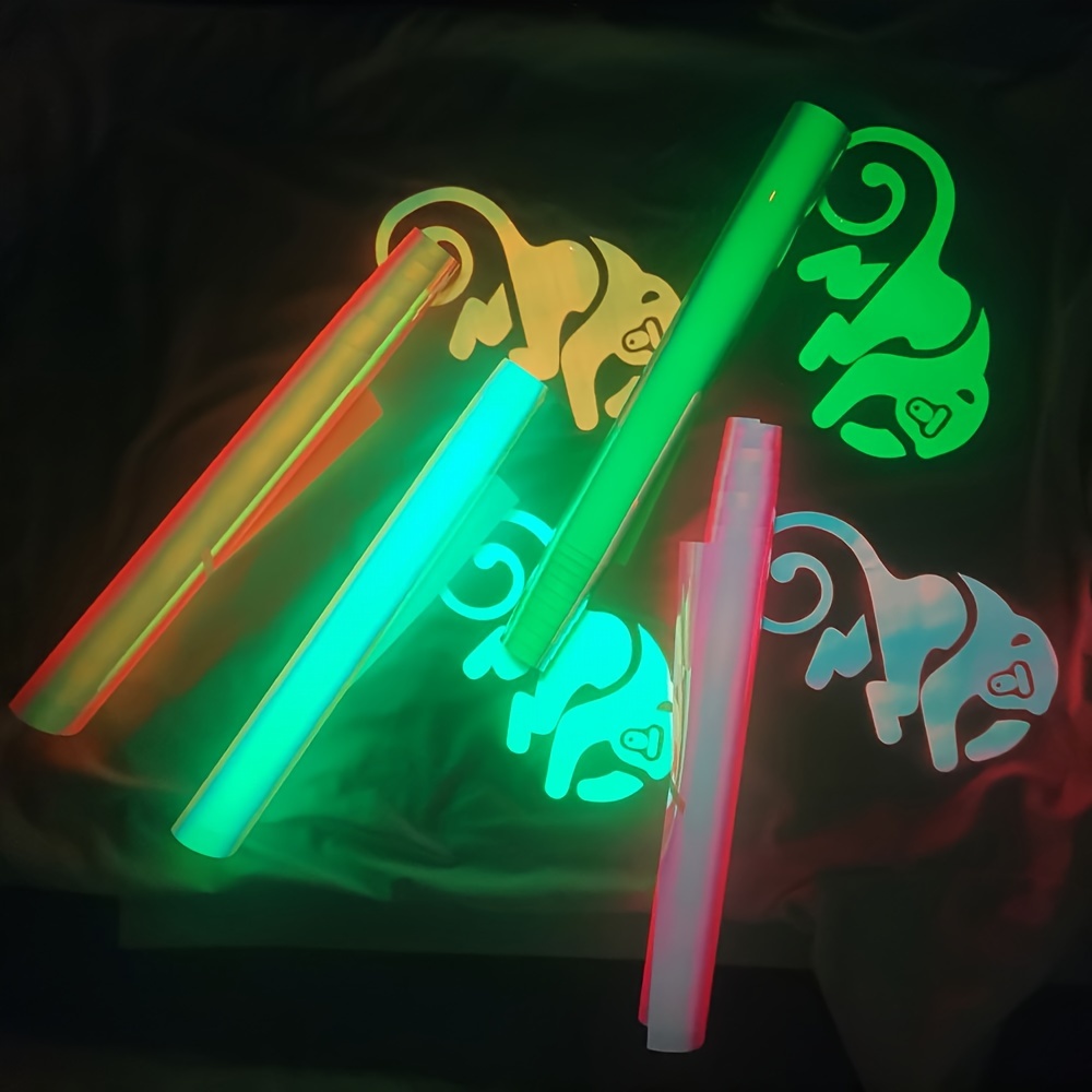 Bundles Luminous Glow In Dark Heat Transfer Vinyl For Cricut - Temu