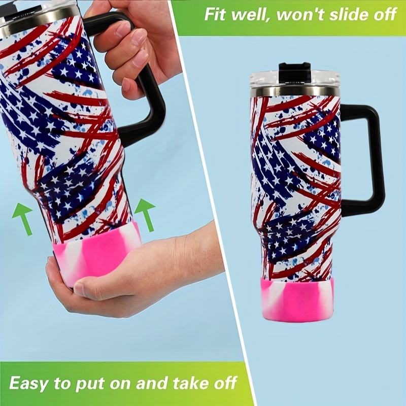 Dkp 5d American Flag Ice Water Bottles Portable Car Cup - Temu