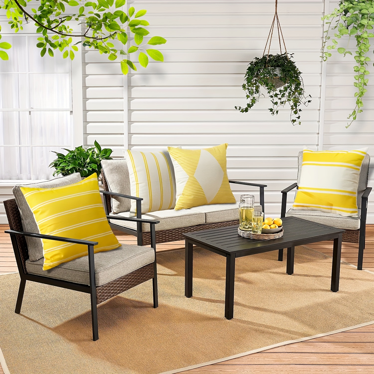 4pcs tropical style throw pillow covers decorative   covers for living room bedroom sofa double sided printing pillow core not included Product details 6