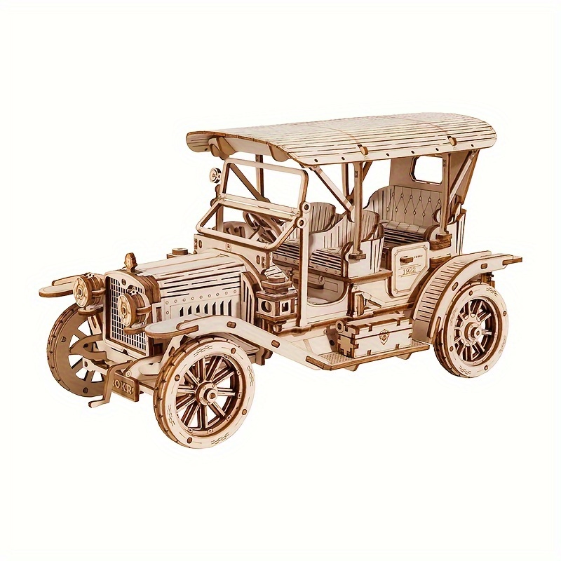 Car Model Making 3d Wooden Puzzles Diy Scale Mechanical Car - Temu