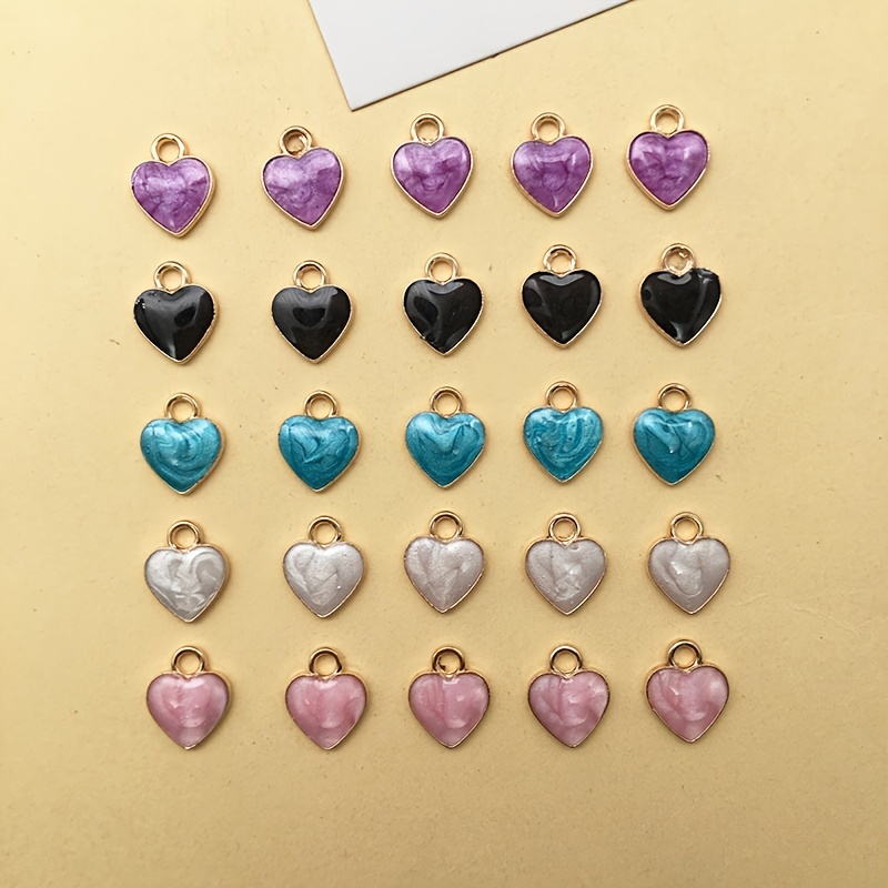 Random Mixed Enamel Bulk Charms Diy Pendant For Bracelet - Temu