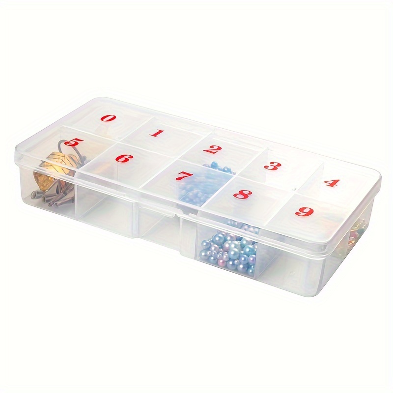 

False Storage Box, Storage False Art Box Plastic 10/28 Compartments