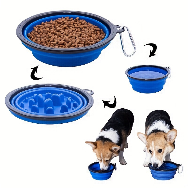 Collapsible Dog Bowl,collapsible Dog Water Bowls For Cats Dogs, Portable Pet  Feeding Watering Dish,portable Dog Water Food Bowl With Carabiner