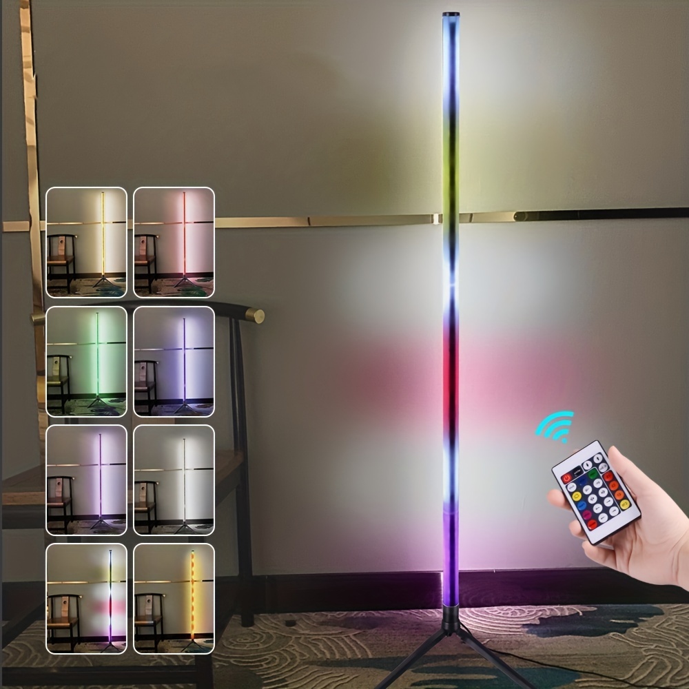  Lámpara de mesa inteligente, lámpara de escritorio regulable  con aplicación/control de voz, lámpara táctil LED RGB que cambia de color,  lámpara de noche para dormitorio compatible con Alexa : Herramientas y