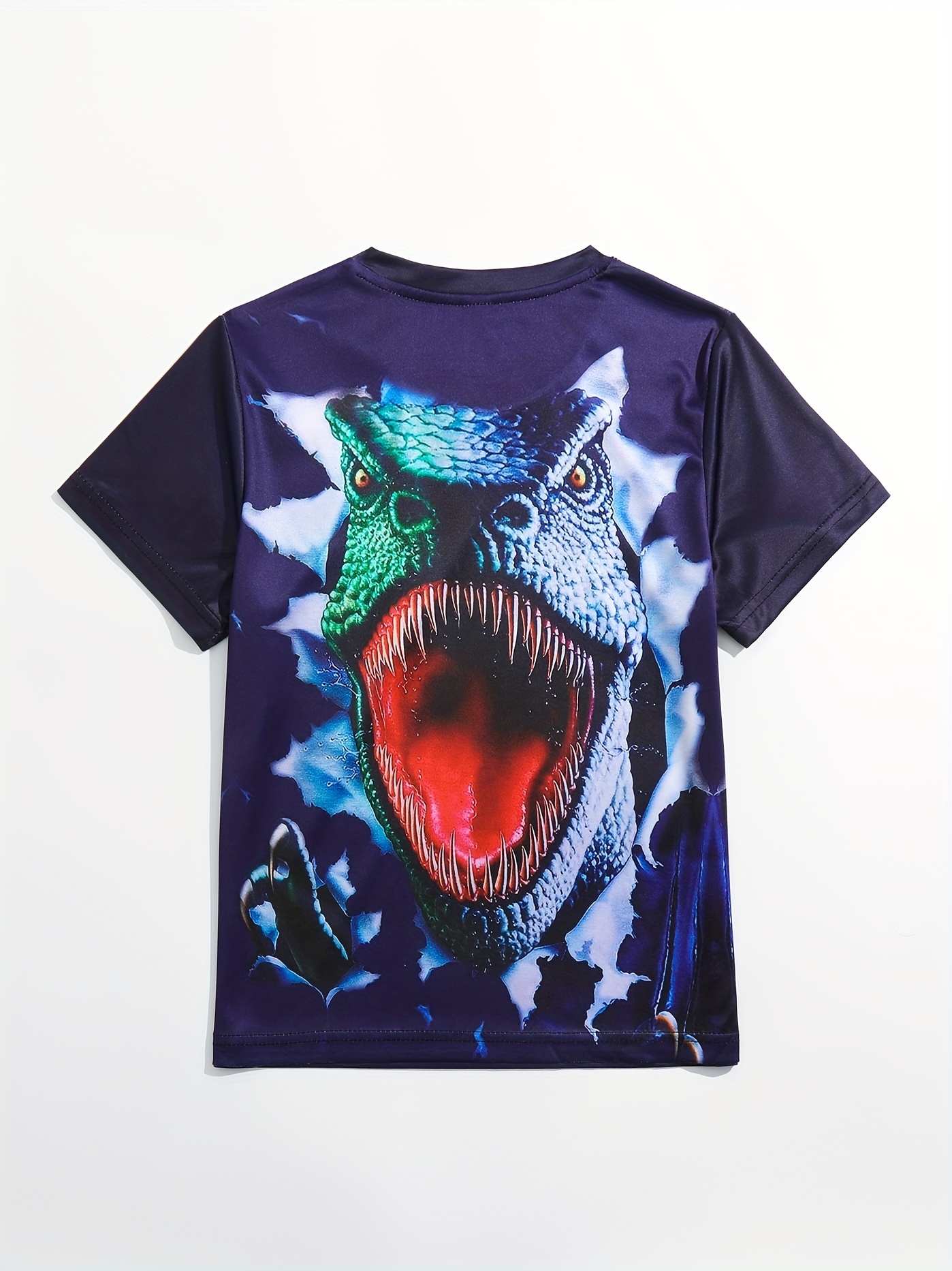 Boys' Shark Graphic T Shirt Active Stretch Short Sleeve Tee