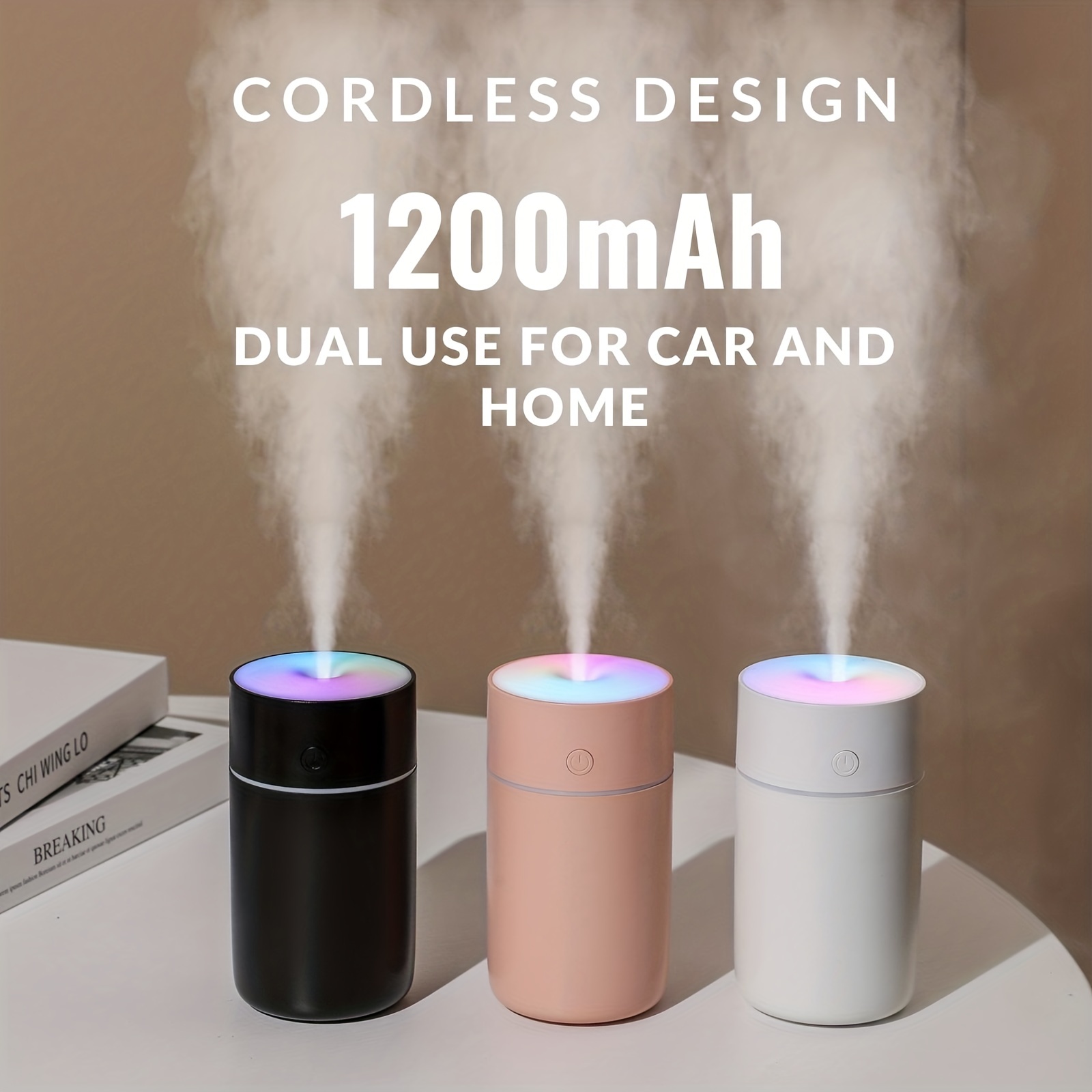 Cute Mini Humidifier Bedroom Office Cool Mist Air Humidifier - Temu