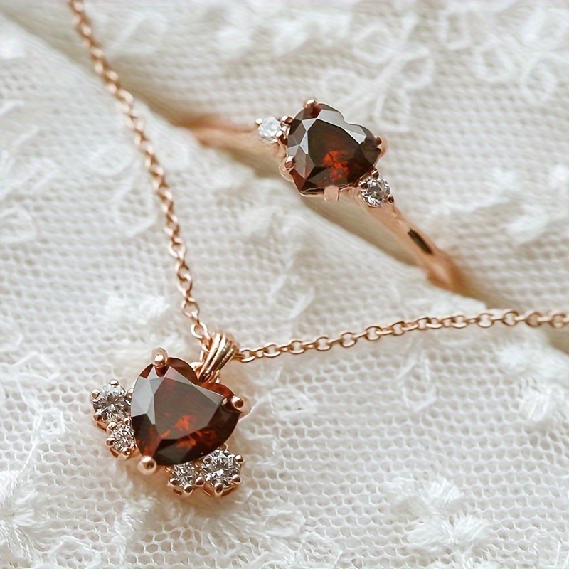 For Her Buy Lux Promise BFF Ring Necklace Set Online Lebanon