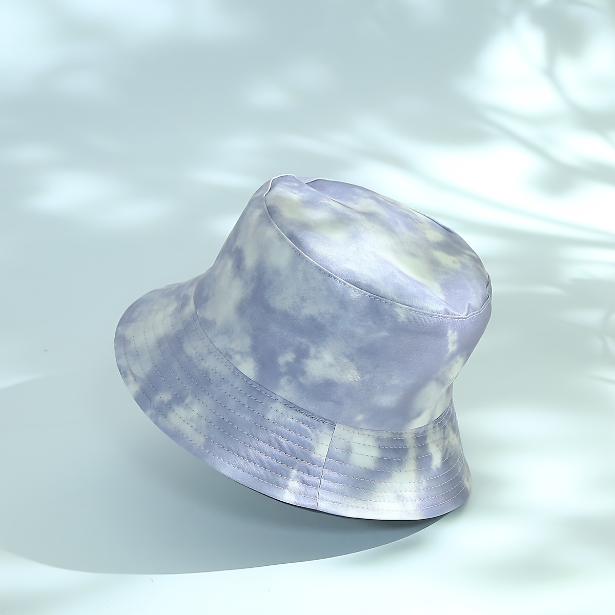 Tie Dye Print Bucket Hat Reversible Sunscreen Beach Fisherman Cap