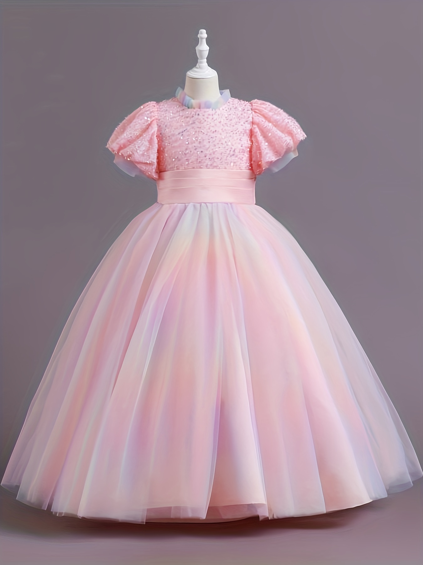 Neonati Principessa Abito Bambino Rete Tulle Arcobaleno Tutu