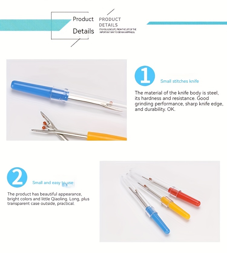 Seam Ripper Stitch Remover Tool  Works As Clothing Tag Remover