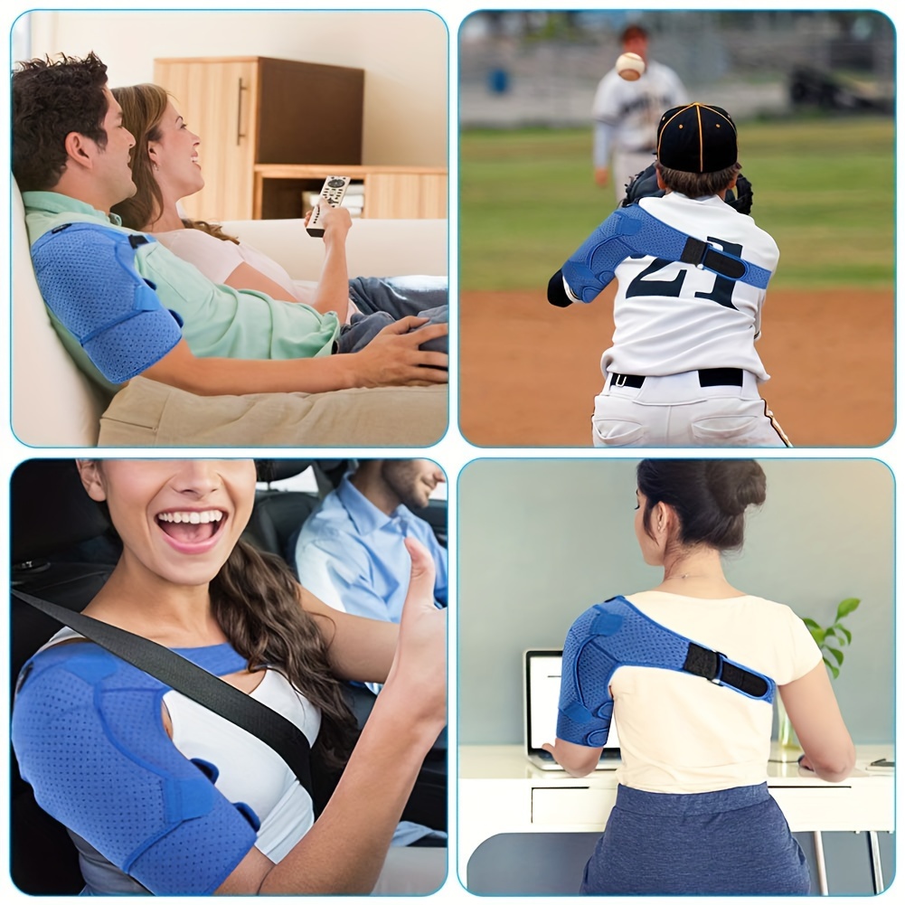 Shoulder Brace Support Compression Sleeve Torn Rotator Cuff Joint Pain  Relief 