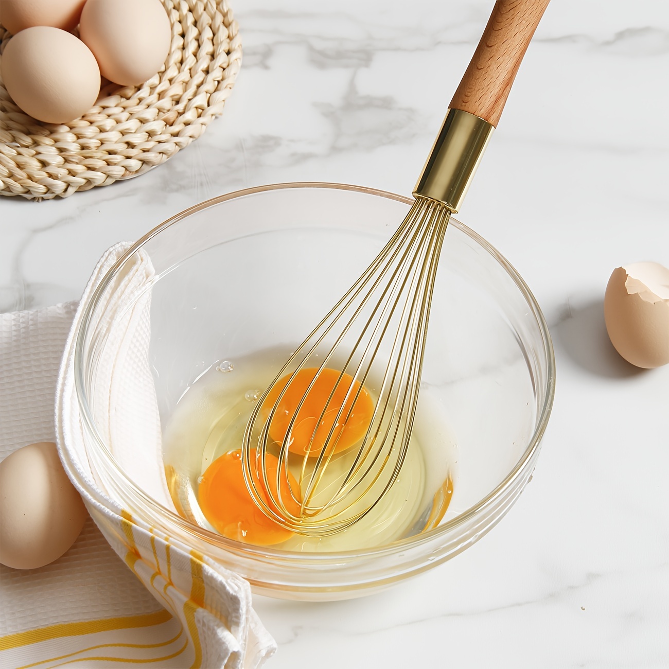 Golden Whisk Stainless Steel Egg Beater Blender Mixer - Temu