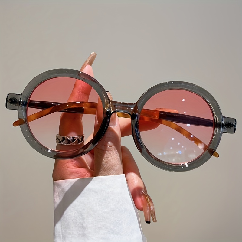 Vintage Round Sunglasses for Women Men Fashion Retro Aesthetic Shades for unisex Sun Protection Sunnies UV400,Sun Glasses,Goggles,Y2k,Eye Glasses