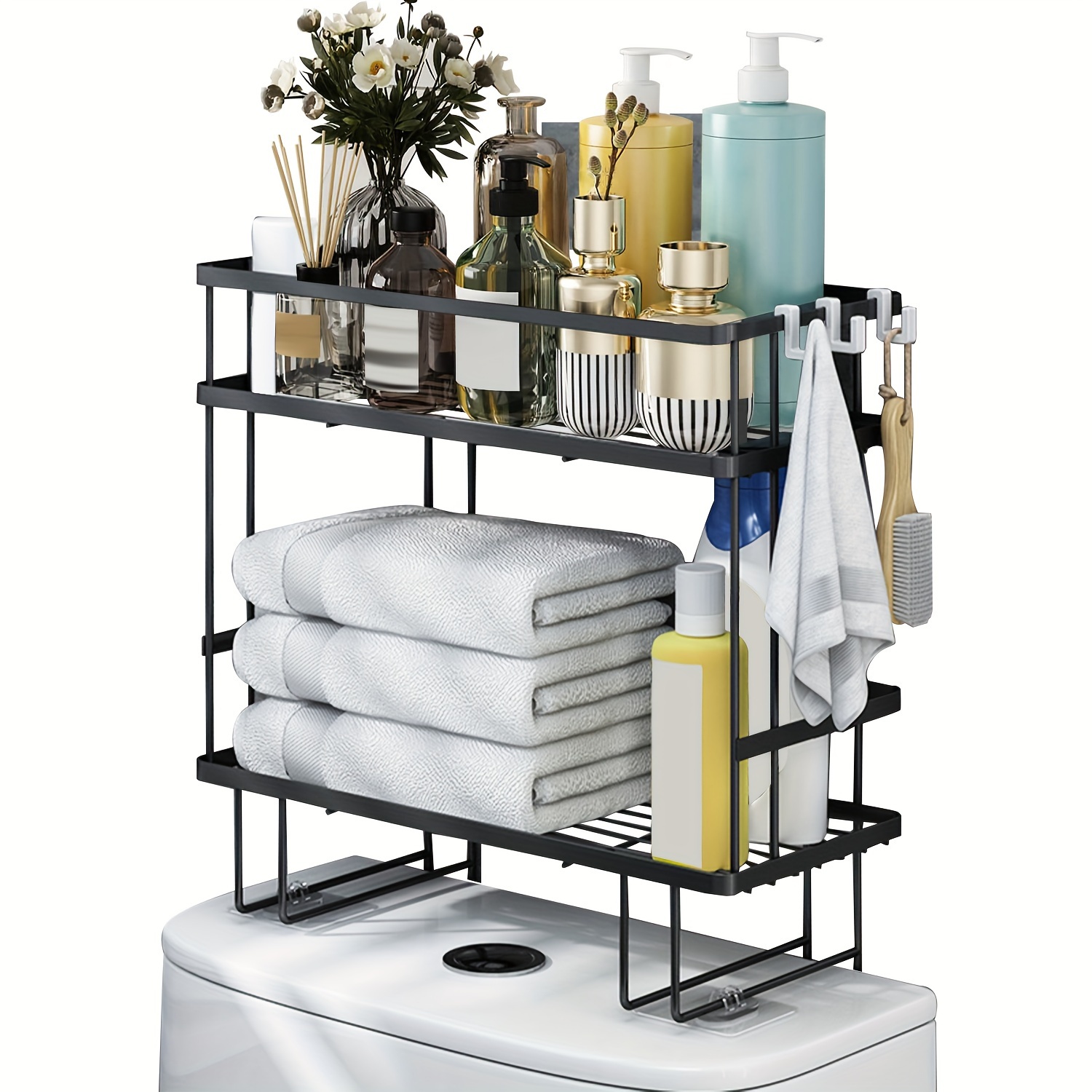 1pc Creative Multi-functional Wall-mounted Storage Rack For Home  Organization