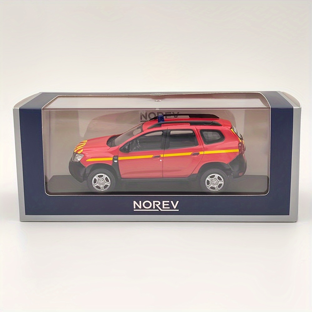 Norev 1/43 For Dacia Duster POMPIERS 2020 Red Diecast Models Car Christmas  Gift Limited Collection