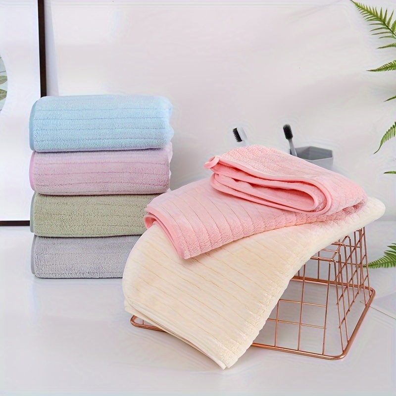 Solid Color Hand Towels Set Household Lint free Hand Towel - Temu Canada