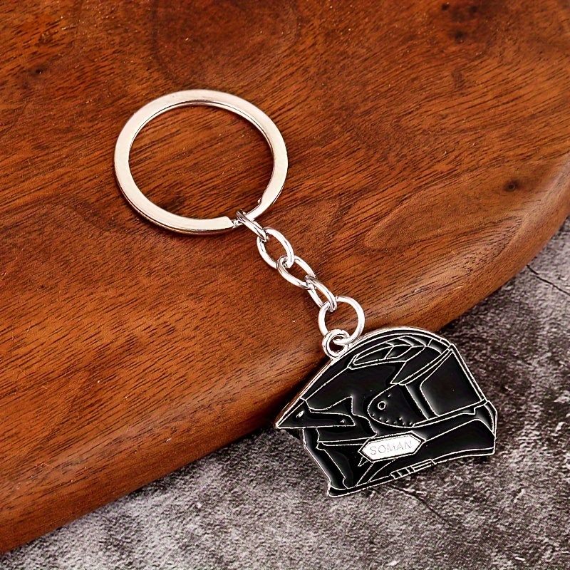 1pc Alloy Vehicle Safety Helmet Keychain For Men Fashion Pendant For Car  Key - Jewelry & Accessories - Temu Philippines