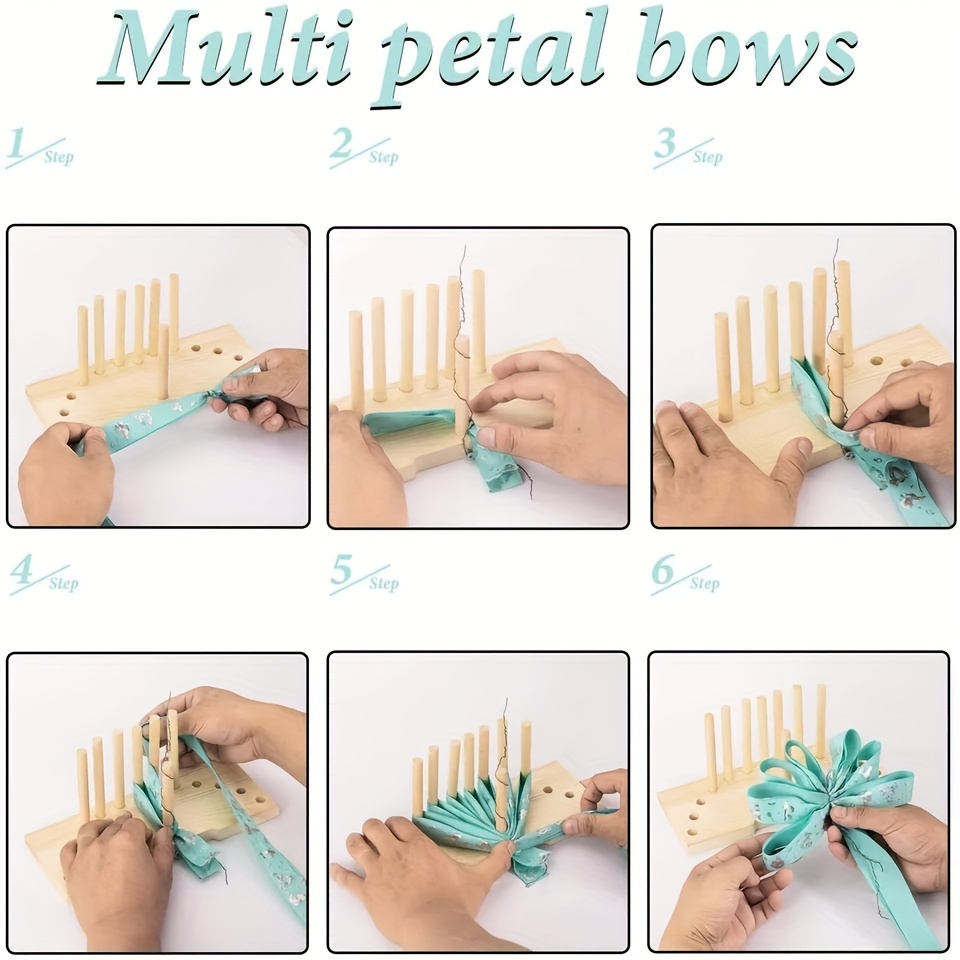 Bow Maker Wooden Wreath Bowing Making Tool Party DIY Multi