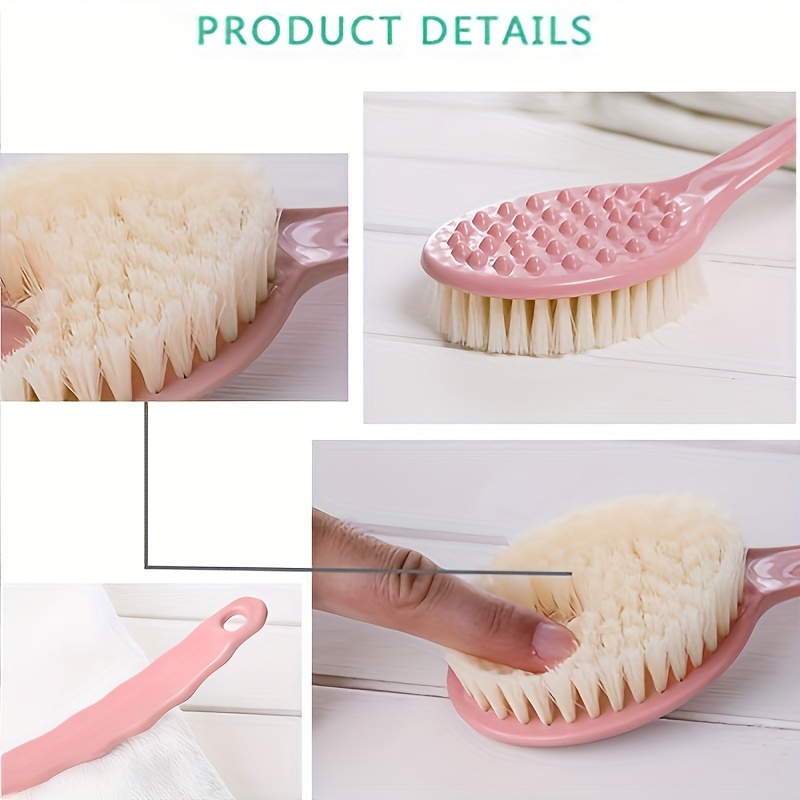 Long Handle Back Brush for Shower Exfoliation