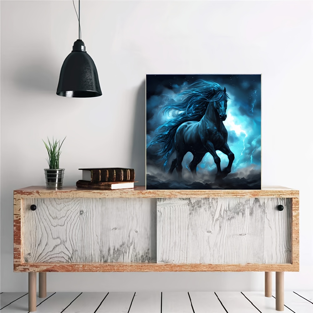 Big Diamond Painting DIY Animal Abstract Standing Horse Full