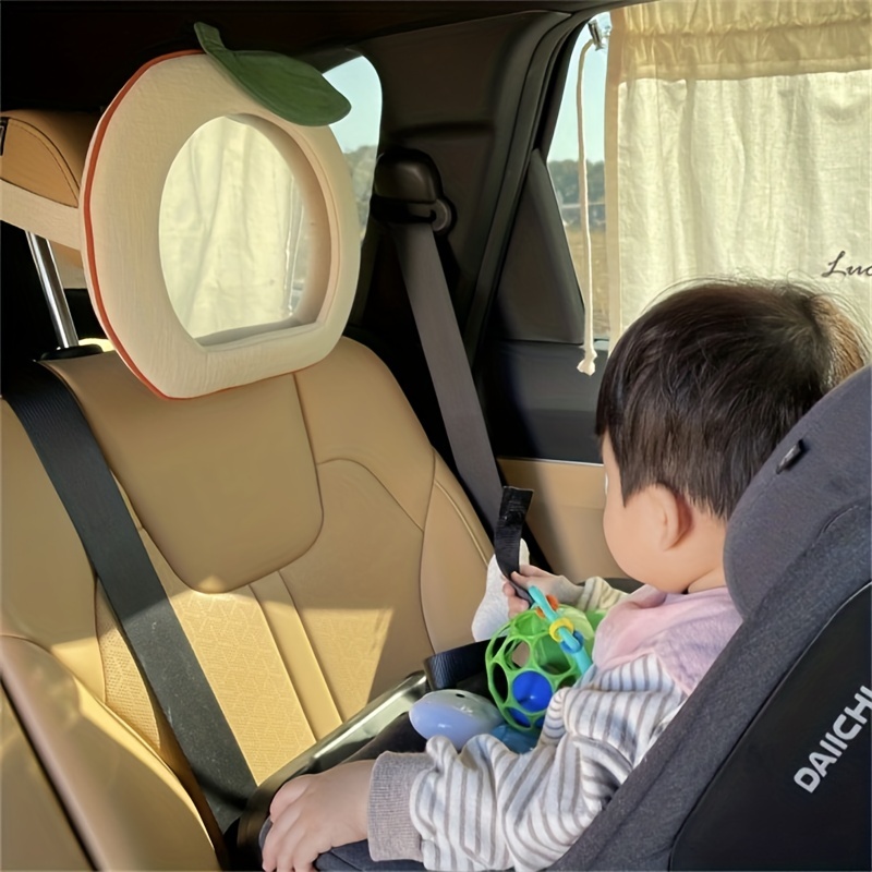 Espelho Divertido Para Bebês Pendurado No Carro, Pingente No Banco Traseiro  Do Carro, Padrão Dobrável Para Treinamento Da Visão Do Bebê, Espelho  Retangular, Brinquedo Para Pendurar No Carro, Espelho De Observação Do