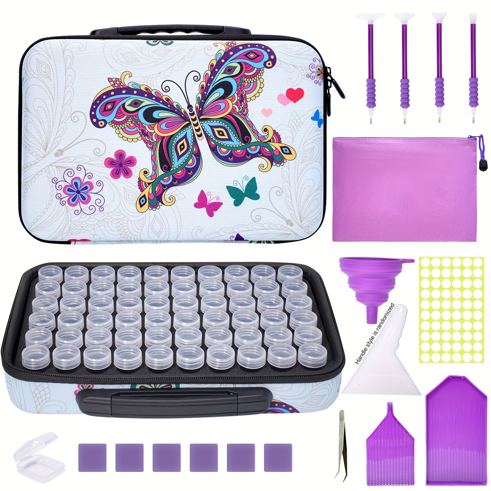 KEYRANKE® Diamond Painting Accessories Storage Boxes with Tools, 30 Slots Diamond  Art Accessories Storage Box Tools Bead Storage Box Crystal Art Accessories  5D Diamond Painting Kits: Buy Online at Best Price in