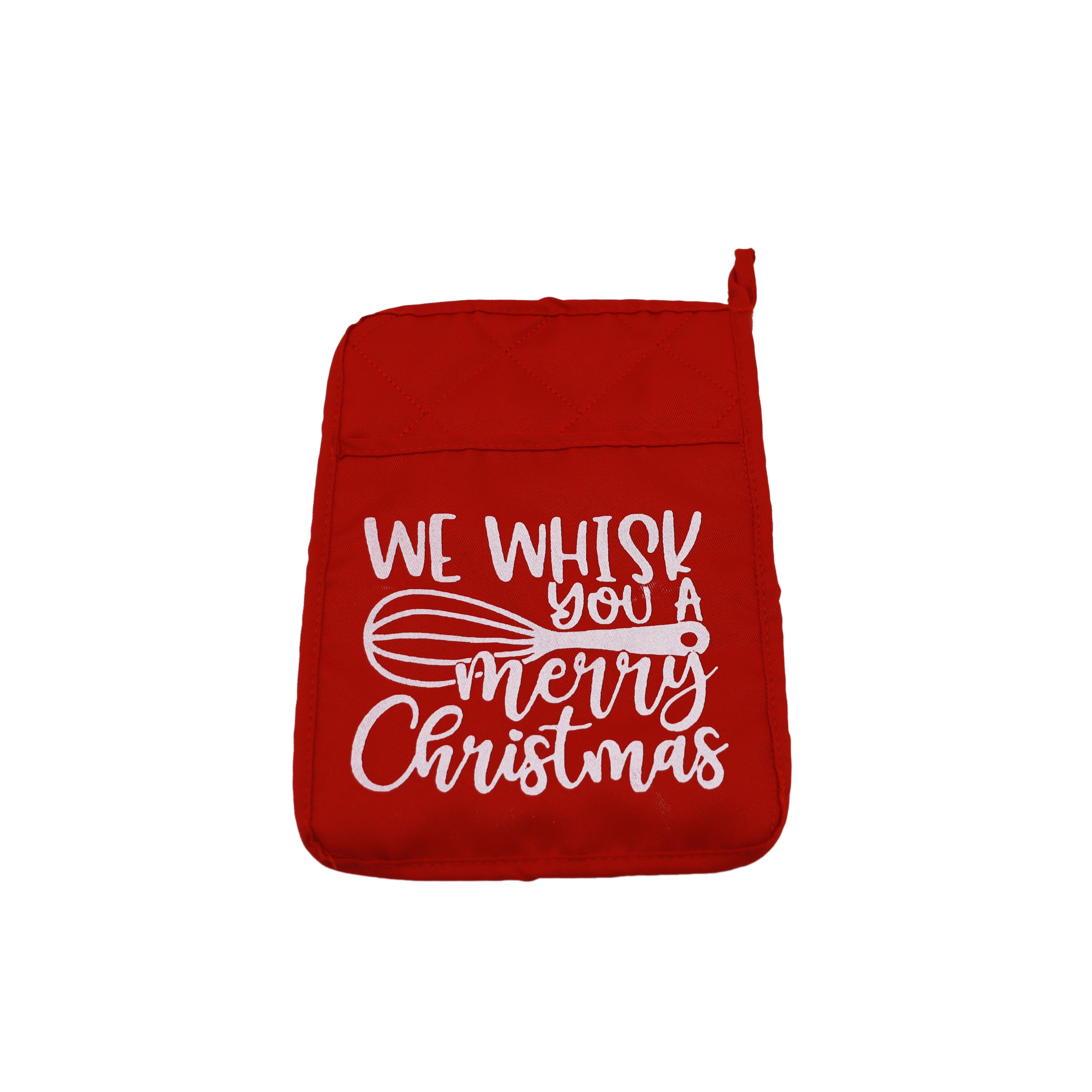 Red Oven Mitt - Whisk