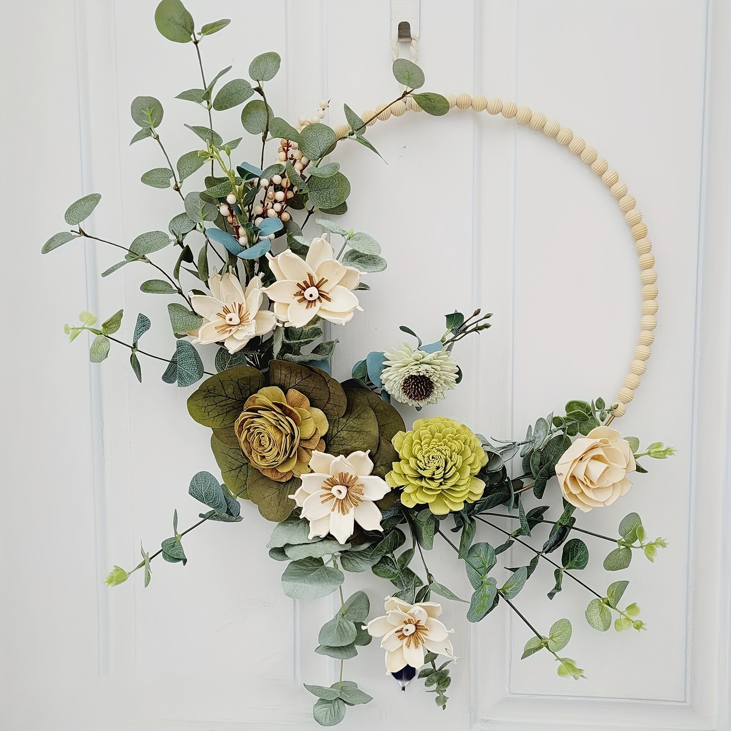 12 inch/ 30 cm Metal Floral Hoop Rings for DIY Wedding Wreath Macrame Crafts  6pcs 