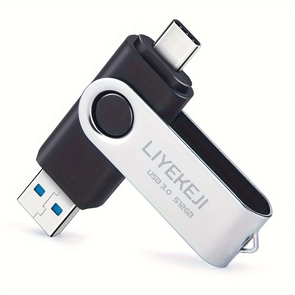 Clé USB 3.0 Memory Stick 1 To. Clé USB (1 To Silver) pour téléphones  mobiles et ordinateurs pour le stockage de fichiers et de photos