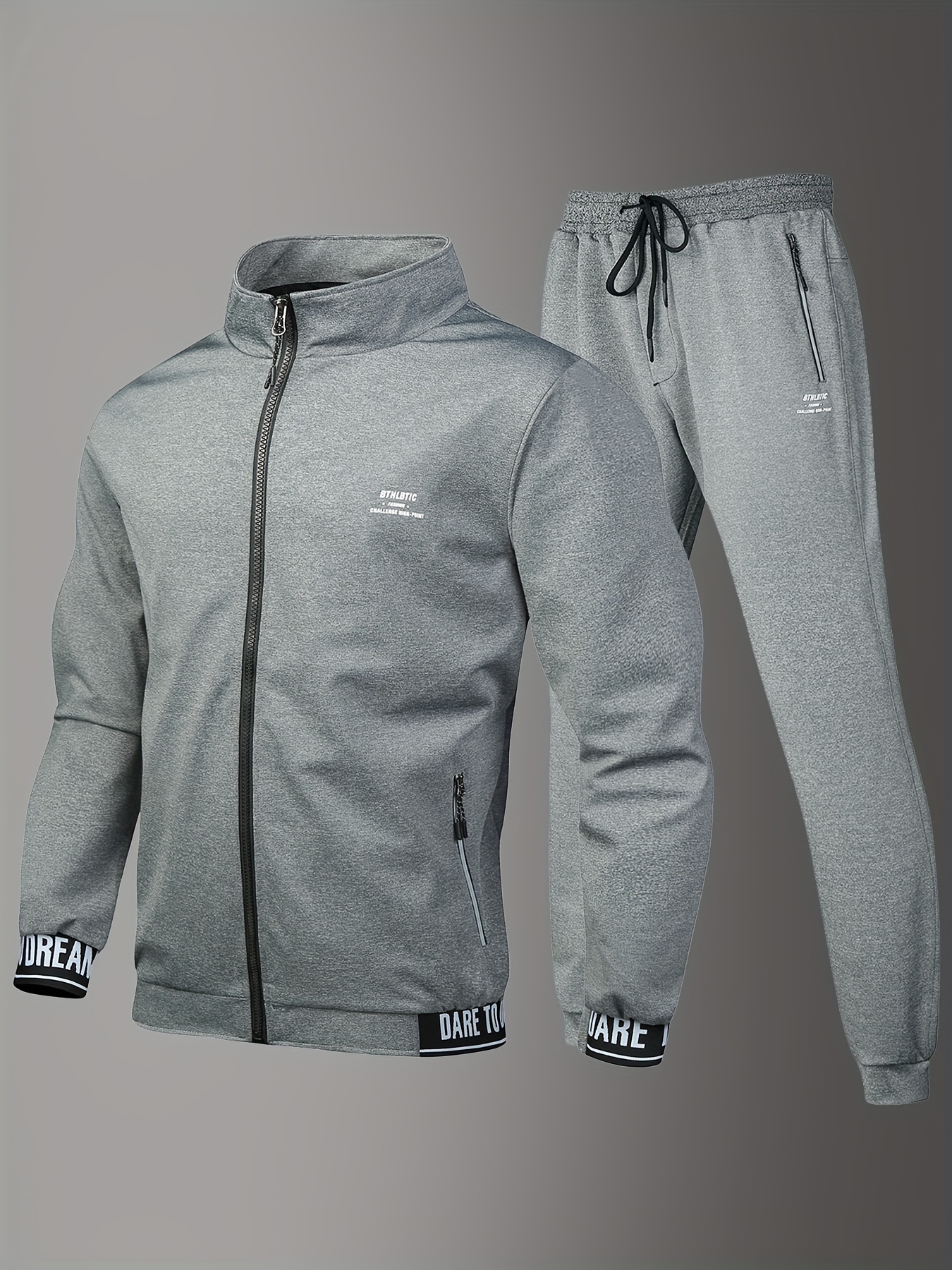 Men's Zipper Vest Sports Fitness Sweat Suit Sweat Suit - Temu