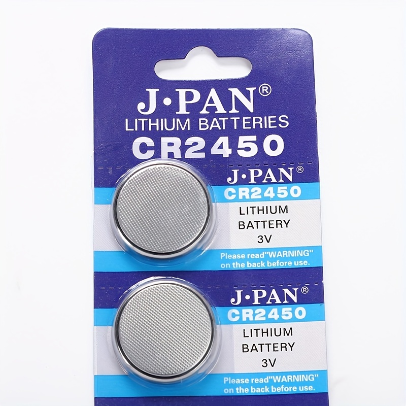 Cr2450 3v Lithium Battery In Coin Button Cell Batteries - Temu