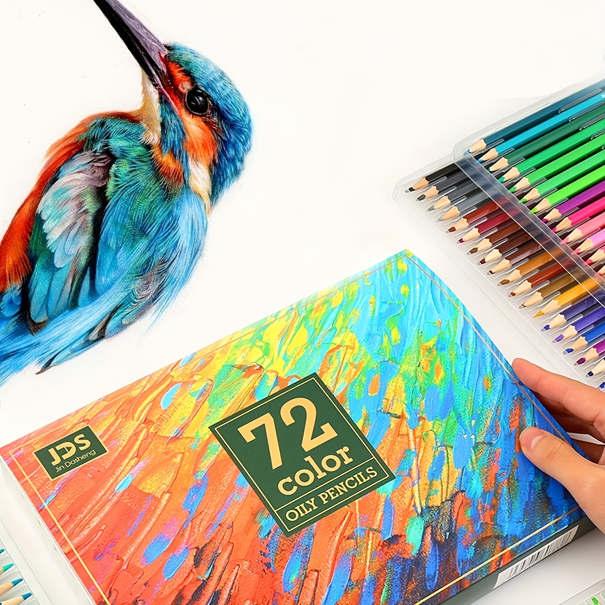 How to use colored pencils on adult coloring books. 