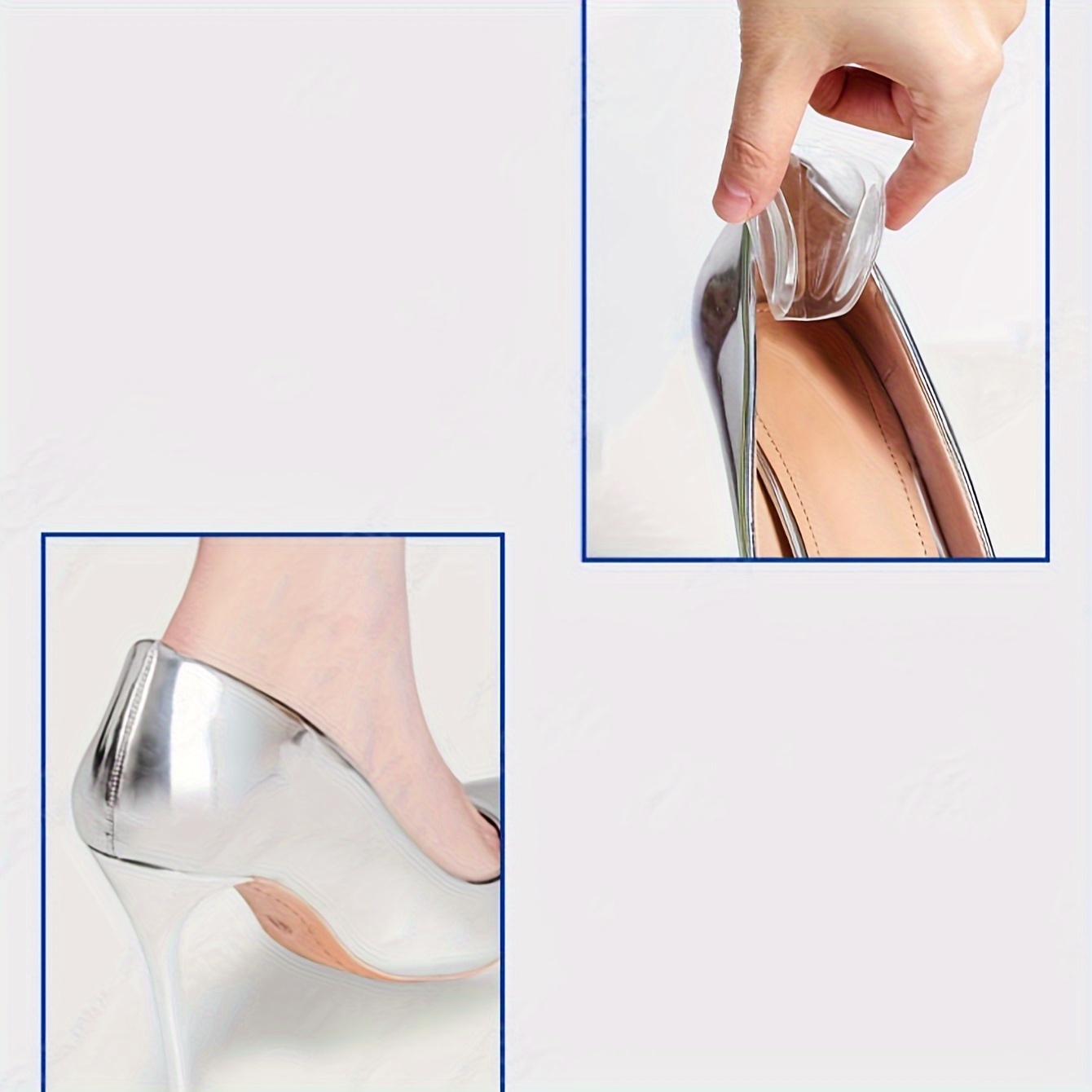 2PCS Anti-Wear Cushion Pads, Feet Care Heel Protectors Heels Stickers