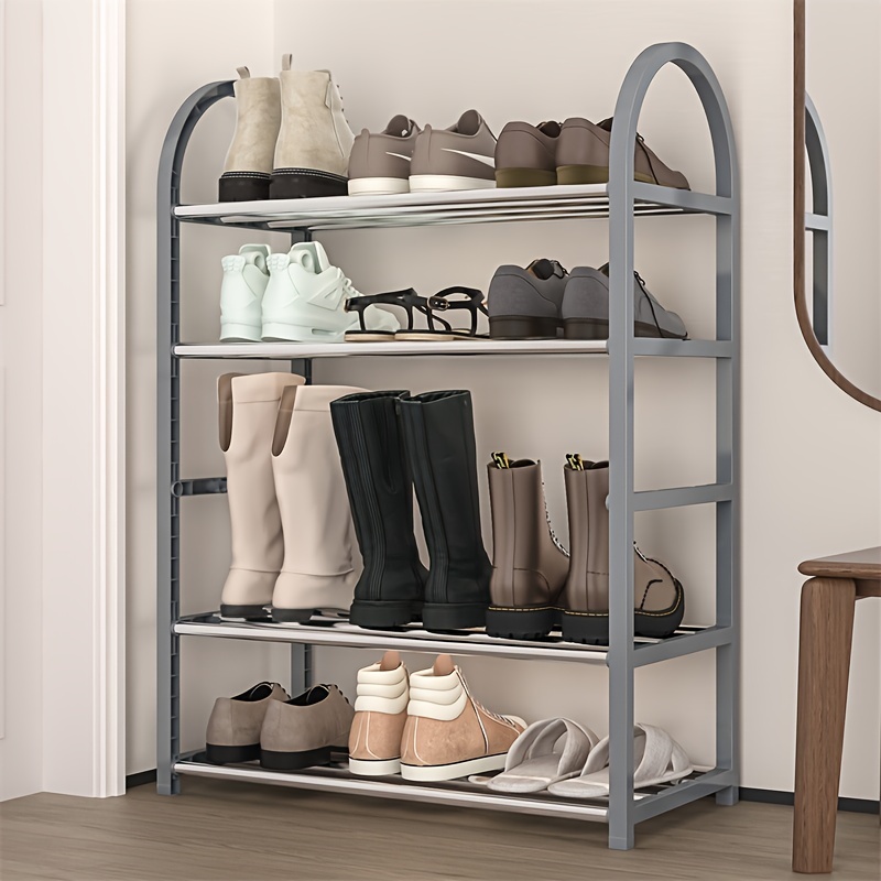 3/4/5-layer Shoes Metal Storage Rack, Free Standing Shoes Rack, Easy  Assembled Shoes Storage Shelf, Suitable Storage Organizer For Rental House,  Entryway, Hallway, Bedroom, Bathroom, Office, Living Room - Temu Philippines