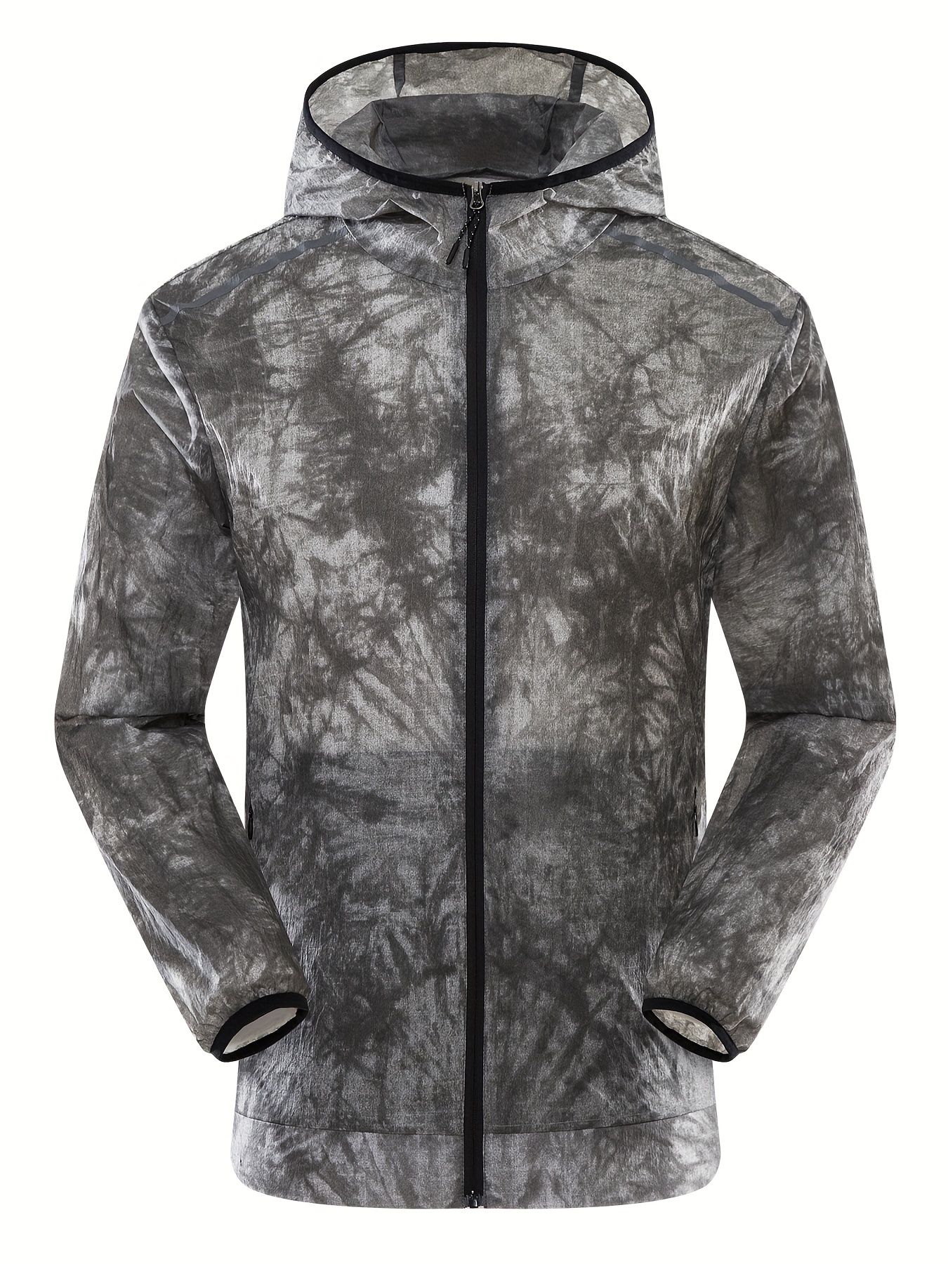 Nylon windbreaker - Dark greige - Men