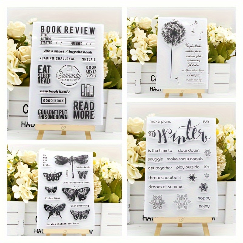 Transparent Stamp Clear Silicone Stamps For Cards Making Diy - Temu