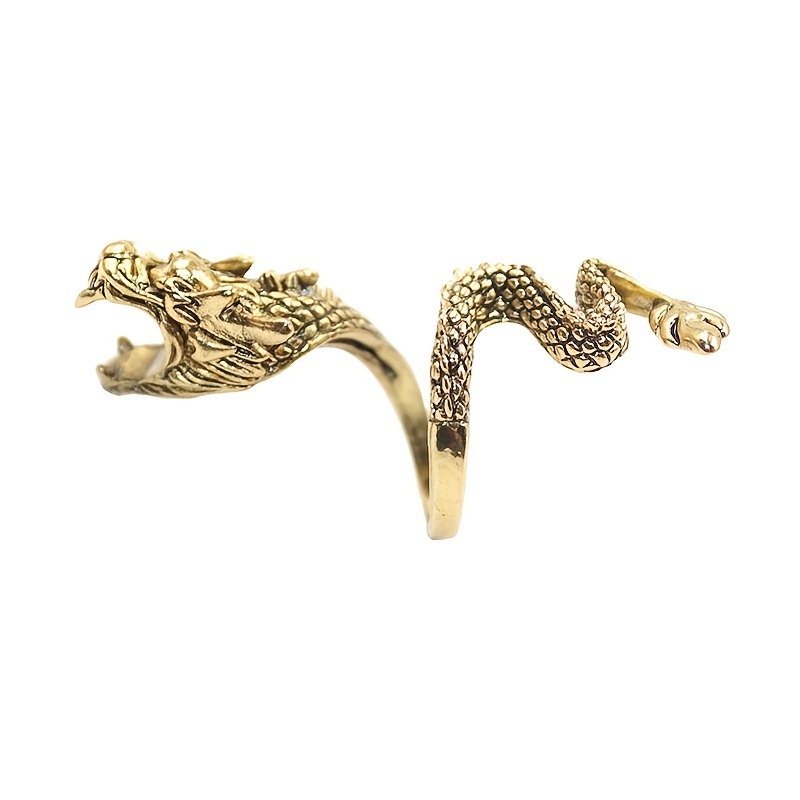 Creative Cigarette Holder Ring Vintage Dragon Shaped - Temu