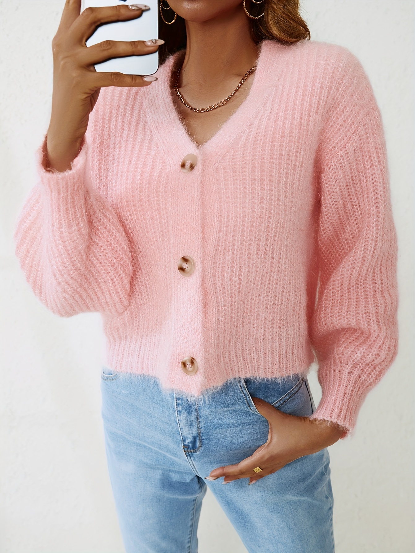 Cute button up sweaters sale