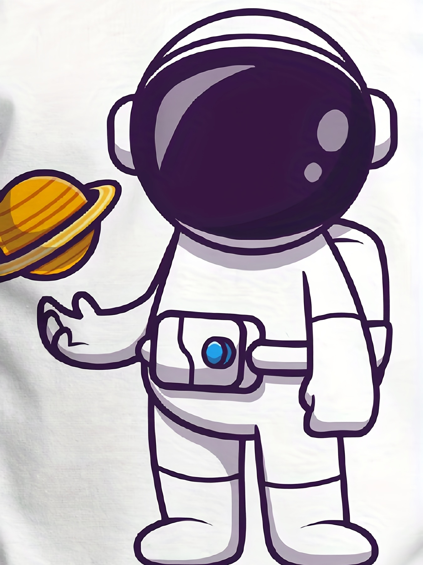 Comprar Ropa de dibujos animados para niños de 2 a 12 años, camiseta con  estampado de astronauta, camisetas cortas de verano para niños y niñas,  camisetas Harajuku de talla grande
