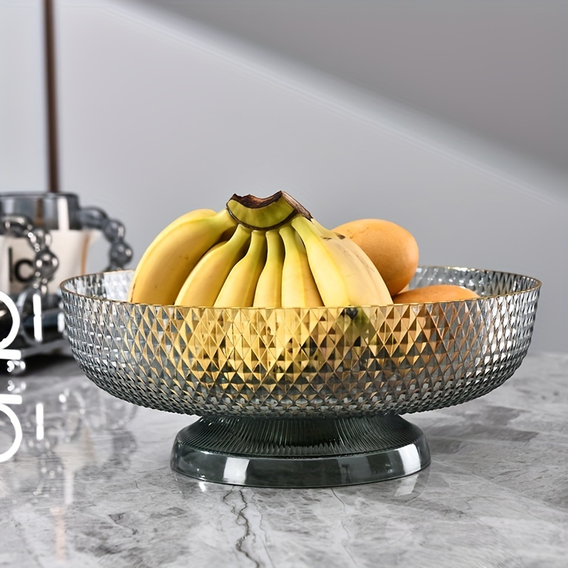 Cesta de frutas de 3 niveles para encimera de cocina, frutero de cerámica,  cuencos de frutas grandes para almacenamiento de frutas y verduras