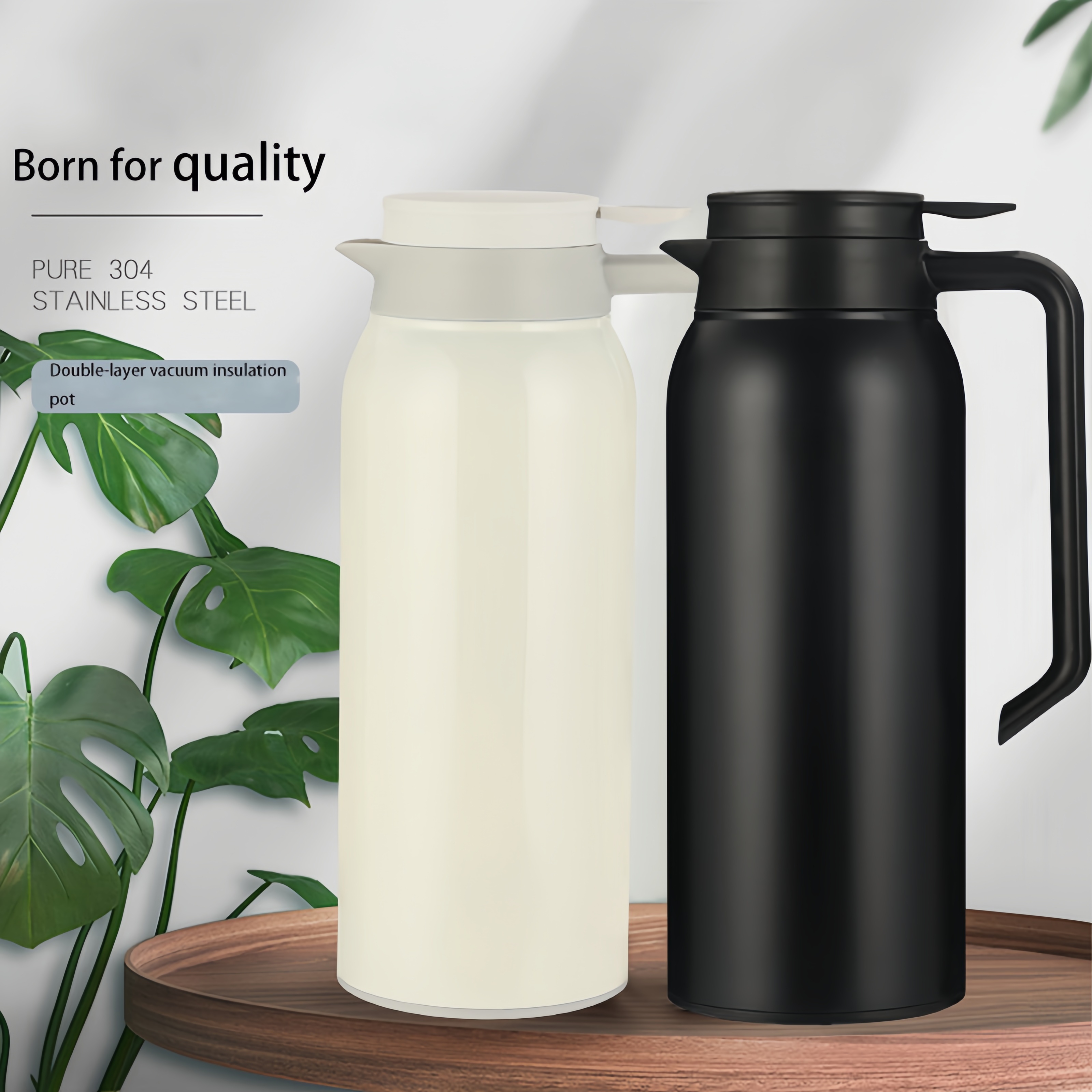 Coffee Carafe Thermos Vacuum Flask Double Wall Insulated Stainless