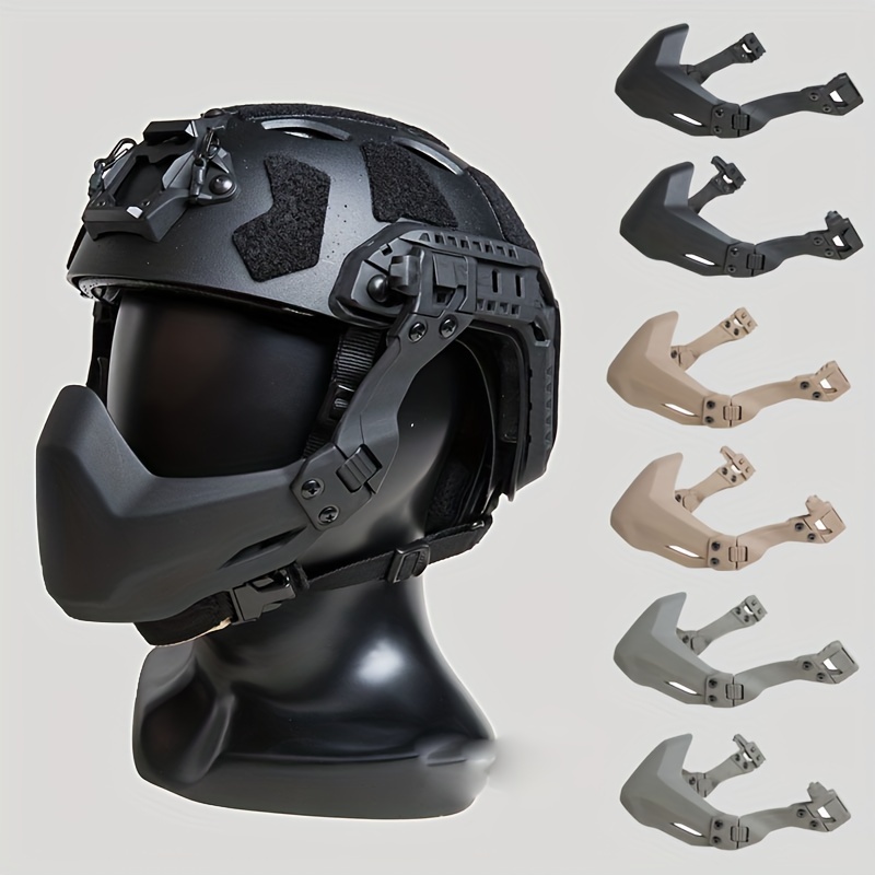 Collapsible Airsoft Mask With Ear Protection, Tactical Half-face