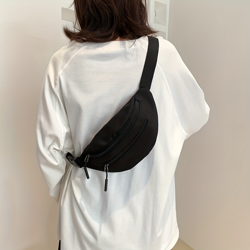 Fashion Chain Fanny Pack Banana Waist Bag New Brand Belt Bag Women Waist  Pack Nylon Chest Bag Belly Bag