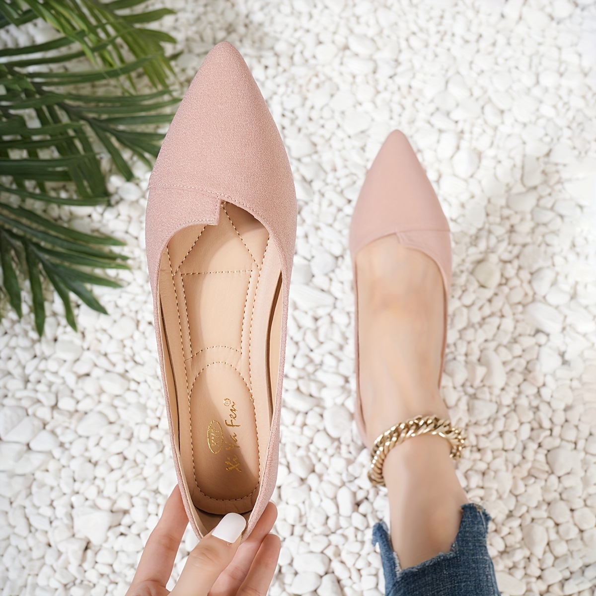 Nude flat dress shoes best sale